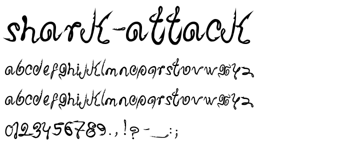 Shark Attack font