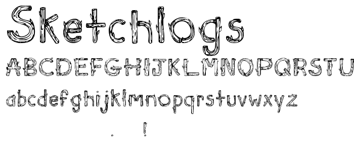 SketchLogs font