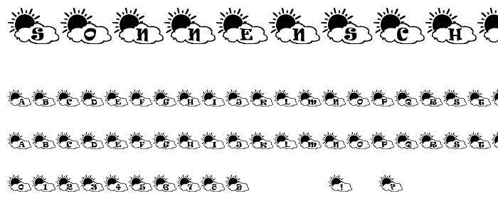 Sonnenschein font