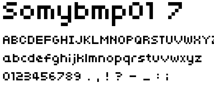 somybmp01_7 font