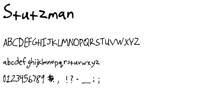 stutzman font