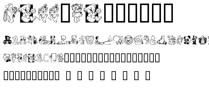 Teddybers Too font