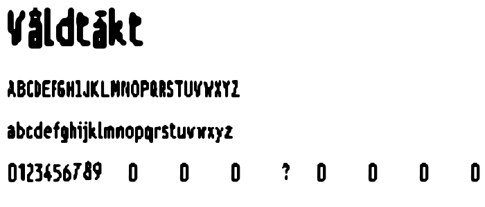 Våldtäkt font