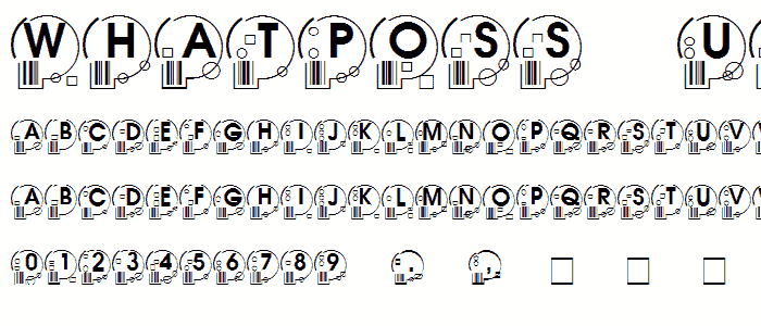 WhatPoss Use font