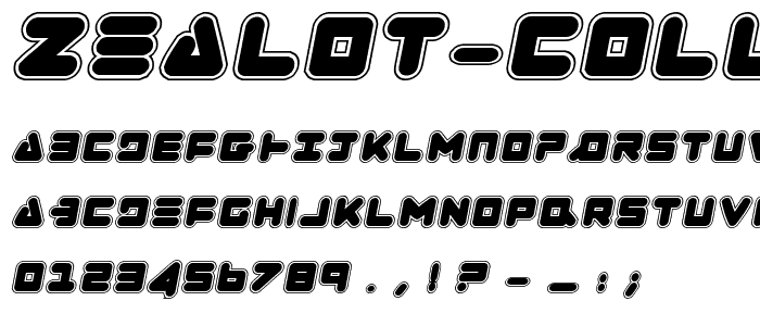 Zealot College Italic font