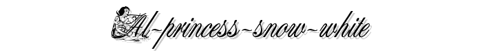 AL%20Princess%20Snow%20White font