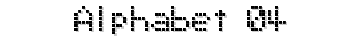 Alphabet_04 font