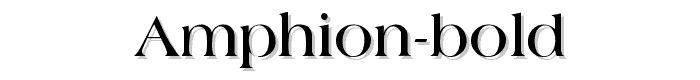 Amphion%20Bold font