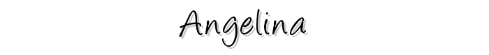 Angelina font