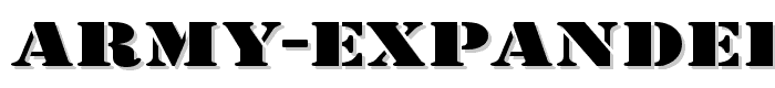 Army%20Expanded font