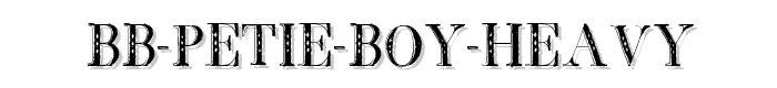 BB%20Petie%20Boy%20Heavy font