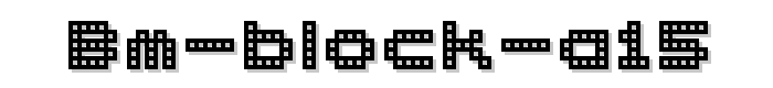BM%20block%20A15 font