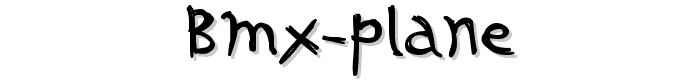 BMX%20Plane font