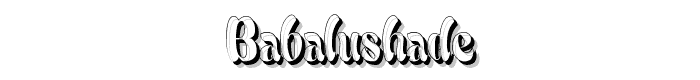 BabaluShade font