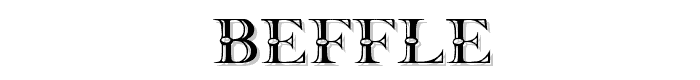 Beffle font