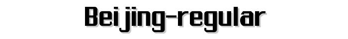 Beijing%20Regular font