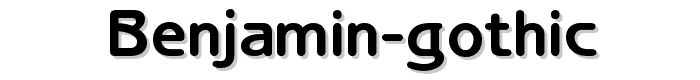 Benjamin%20Gothic font