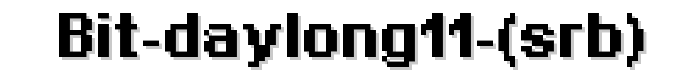 Bit%20Daylong11%20%28sRB%29 font