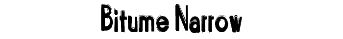 Bitume%20Narrow font