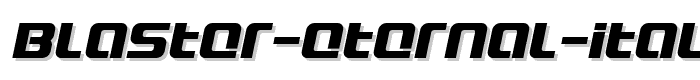 Blaster%20Eternal%20Italic font