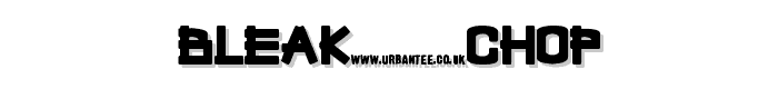 Bleak%20Chop font