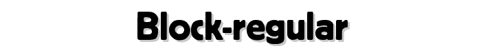 Block%20Regular font