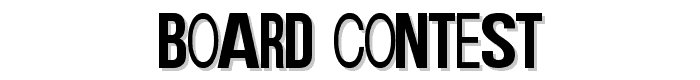 Board%20Contest font