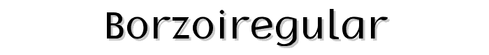 BorzoiRegular font