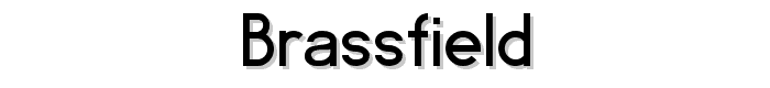 Brassfield font