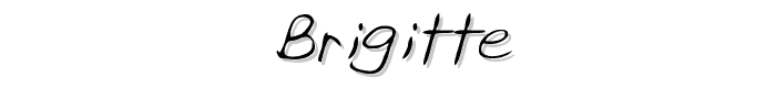Brigitte font