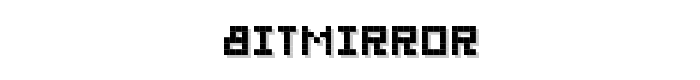 bitmirror font
