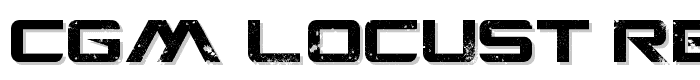 CGM%20Locust%20Resistance font