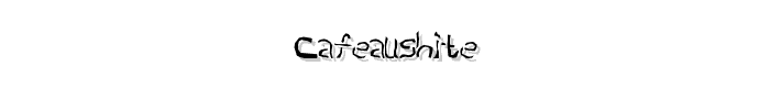 CafeAuShite font
