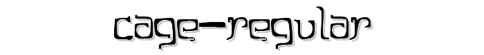 Cage%20Regular font
