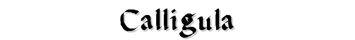 Calligula font