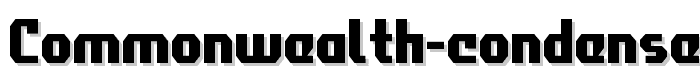 Commonwealth%20Condensed font