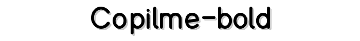 Copilme%20Bold font
