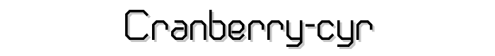 Cranberry%20Cyr font