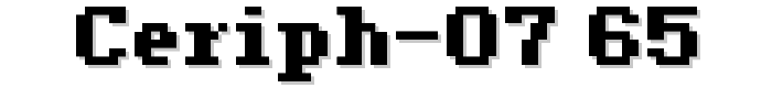 ceriph%2007_65 font