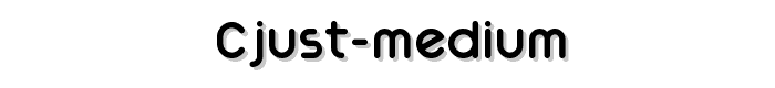 cjust%20Medium font