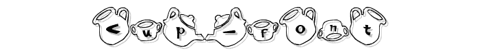 cup%20Font font