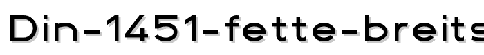 DIN%201451%20fette%20Breitschrift%201936 font