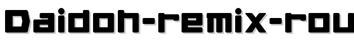Daidoh%20Remix%20Round font