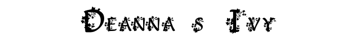 Deanna%20s%20Ivy font