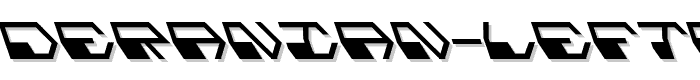 Deranian%20Leftalic font