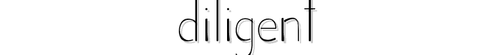 Diligent font