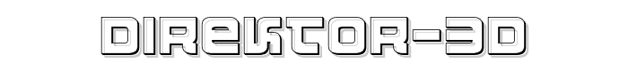Direktor%203D font