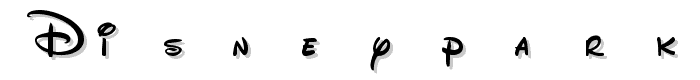 DisneyPark font