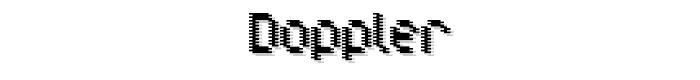 Doppler font