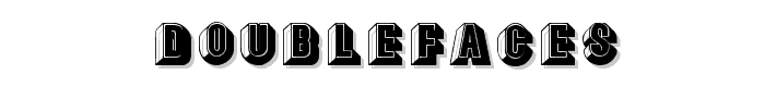 DoubleFaces font